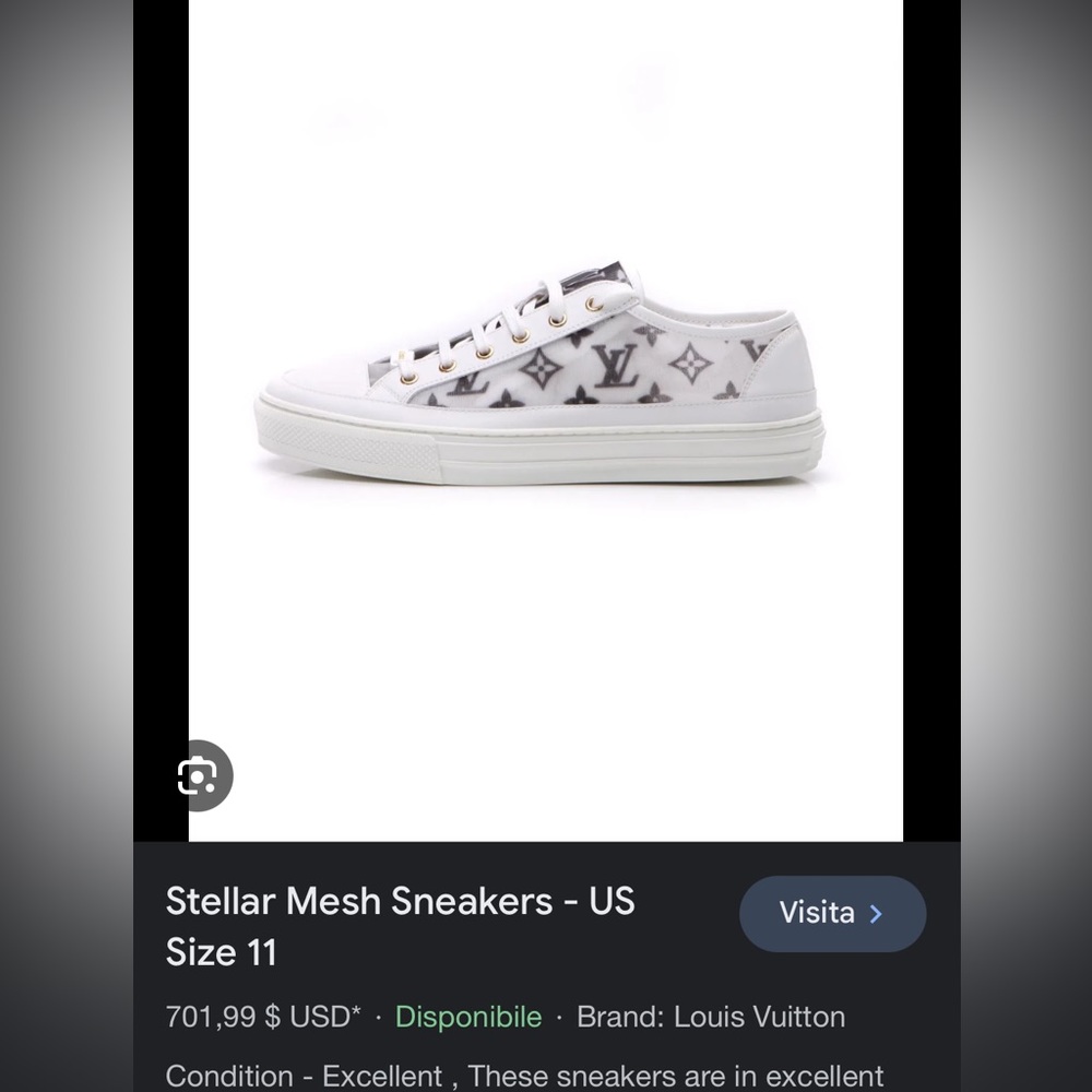 Louis Vuitton stellar mesh sneaker - USED